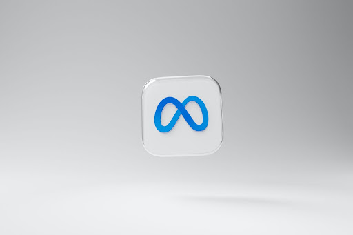 Meta Logo with white background