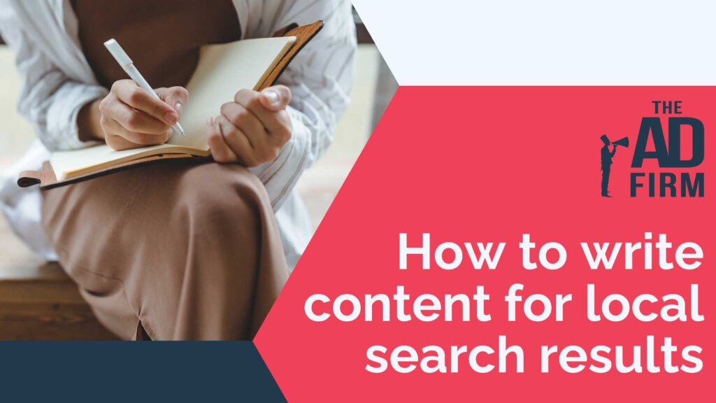 How to Write Content for Local Search Results