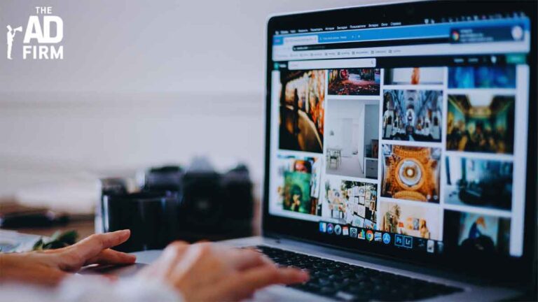 A user browsing a digital photo gallery, showcasing the role of image metadata in content categorization.