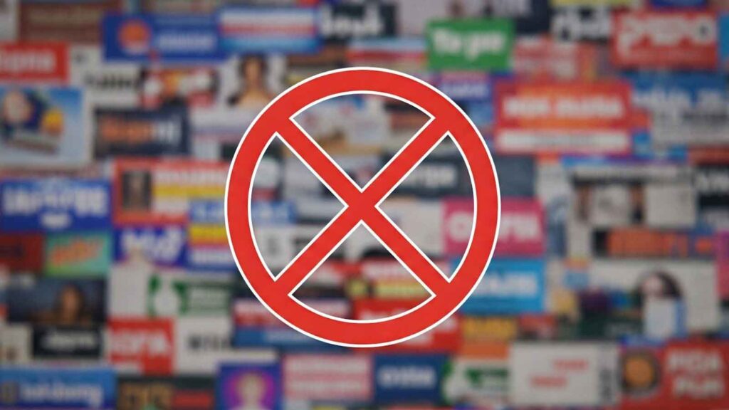 Visual metaphor for ad fatigue and poor targeting in PPC campaigns, emphasizing the need for smarter retargeting.