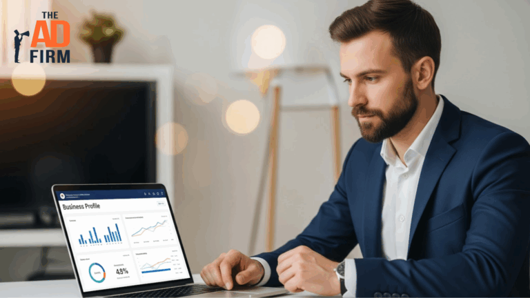 Digital marketer evaluating discrepancies in business name, address, and phone number using an online dashboard to maintain NAP consistency