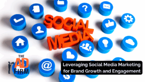 Social media icons surrounding the words _Social Media