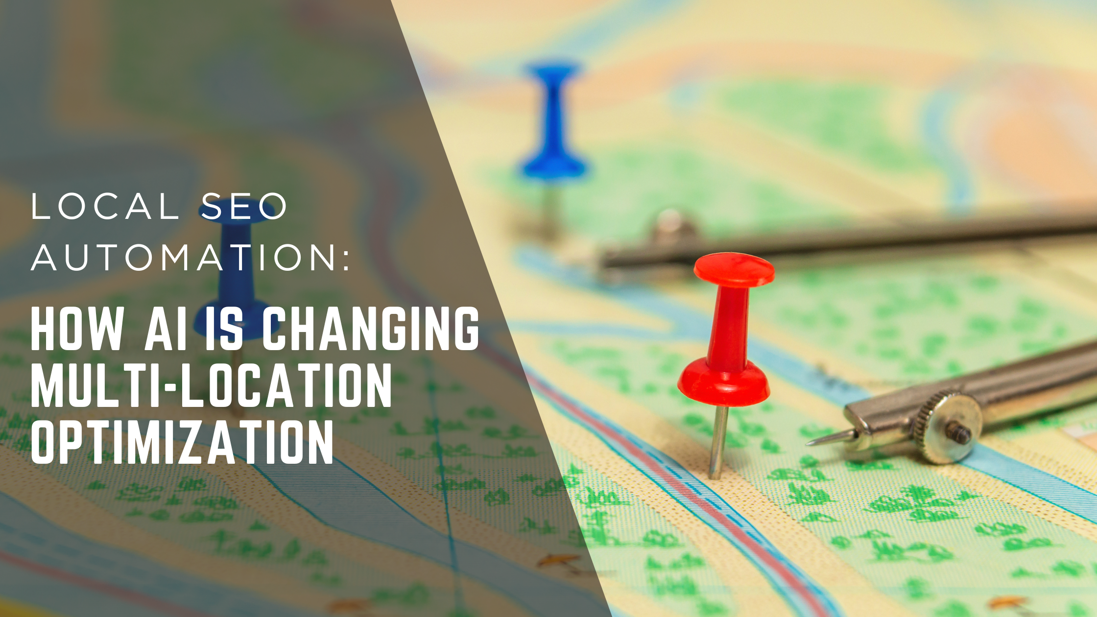 A map displaying a marked location