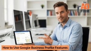 Digital marketer analyzing programmatic SEO strategy with charts and website performance metrics on a laptop.