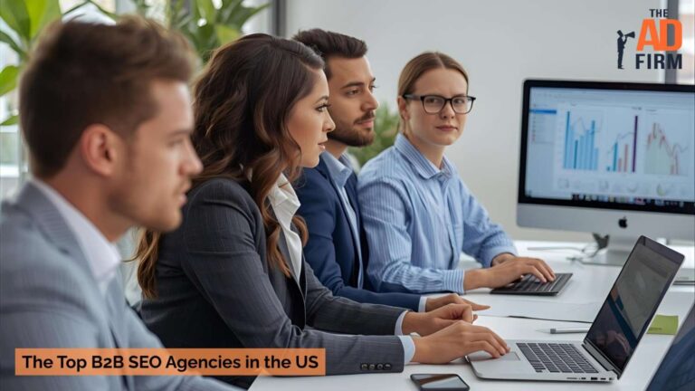 Team of professionals working together in an office