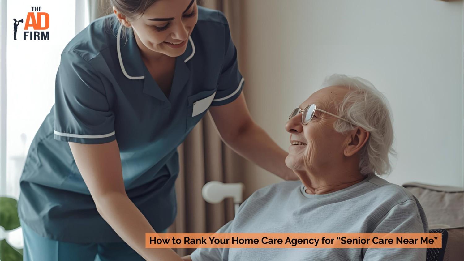 A home caregiver helping an elderly man sit up