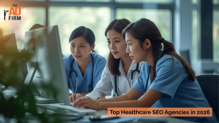 A team of medical professionals searching for the top healthcare agencies in 2026.