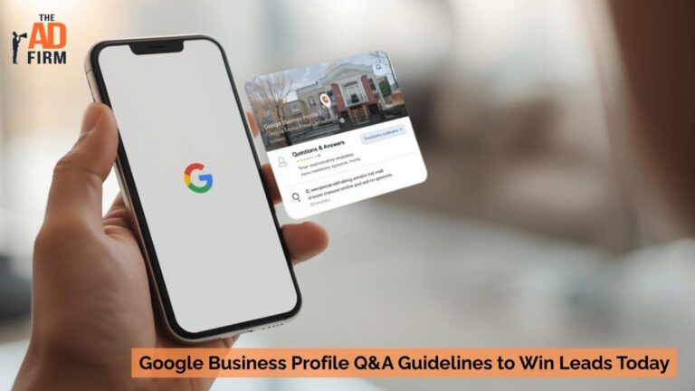 Google Business Profile Q&A Guidelines to Win Leads Today Google Business Profile listing on mobile, highlighting the Questions and Answers section.