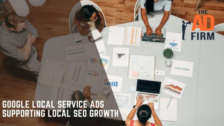 Google Local Service Ads Supporting Local SEO Growth A team of professionals working on advertising strategies
