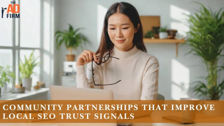 Measuring the impact of community partnerships on local SEO through data analytics and trust signal tracking.