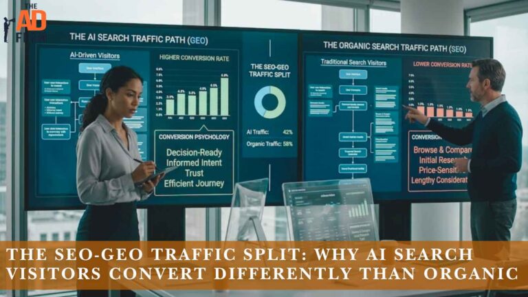 The SEO-GEO Traffic Split Why AI Search Visitors Convert Differently Than Organic.