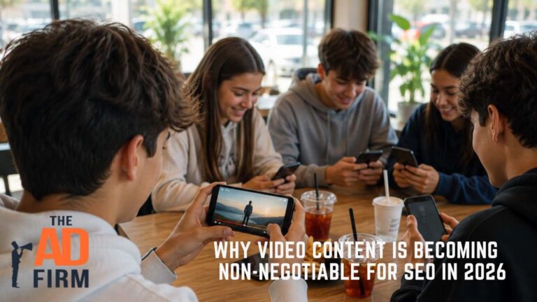 Why Video Content Is Becoming Non-Negotiable for SEO Group of teenagers watching videos on their smartphones
