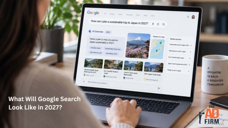 Woman using a laptop
