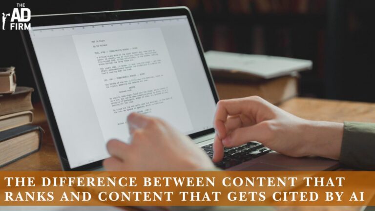 The Difference Between Content That Ranks and Content That Gets Cited by AI The Difference Between Content That Ranks and Content That Gets Cited by AI - Jacksonville SEO Company